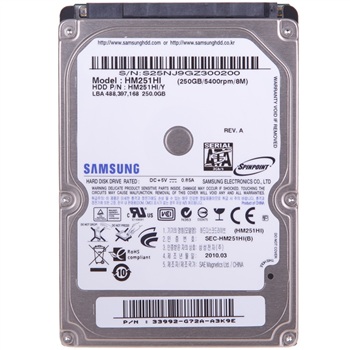 ǣSamsung250G HM251HI 5400ת8M SATAII ʼǱӲ
