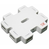 �����SSK��SHU011 ��ľ7�� USB HUB ������������Դ��